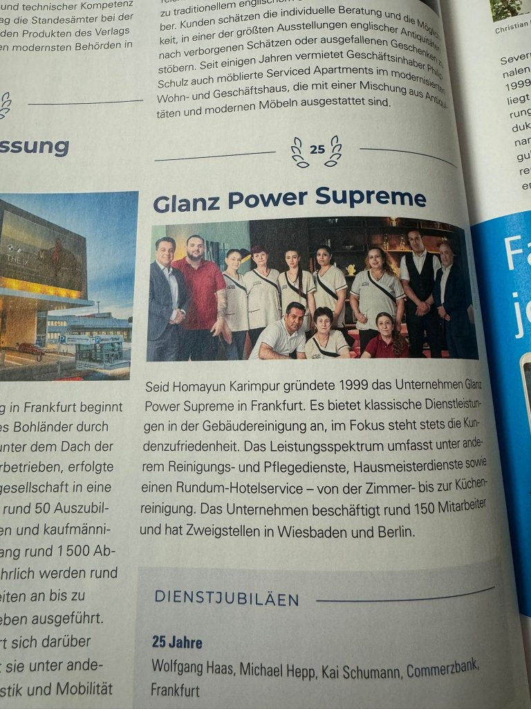 Teamfoto von Glanz Power Supreme.